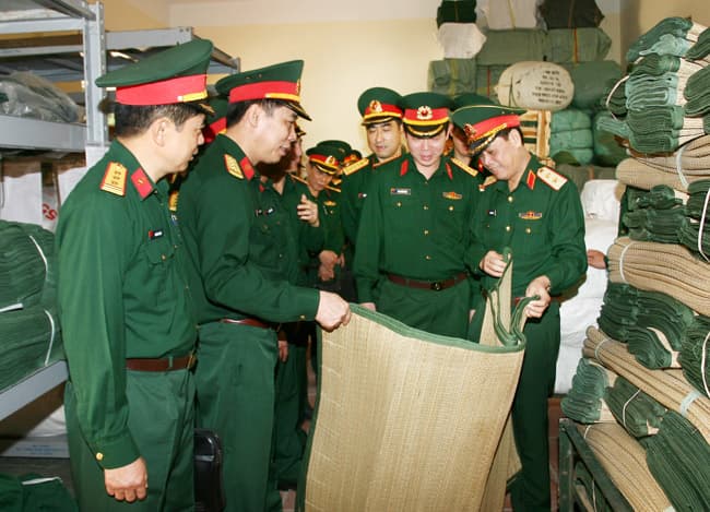 Tổng cục Hậu cần kiểm tra công tác bảo đảm hậu cần tại Lữ đoàn 139