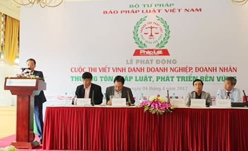 Phát động cuộc thi viết vinh danh doanh nghiệp, doanh nhân