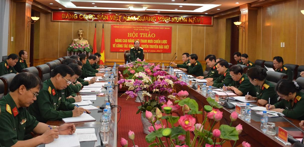 Hội thảo “Nâng cao năng lực tham mưu chiến lược về công tác dân vận-tuyên truyền đặc biệt”