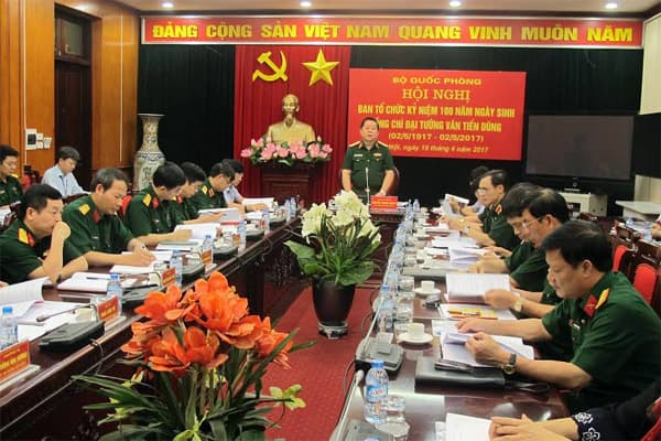 Chuẩn bị chu đáo Lễ kỷ niệm 100 năm ngày sinh Đại tướng Văn Tiến Dũng
