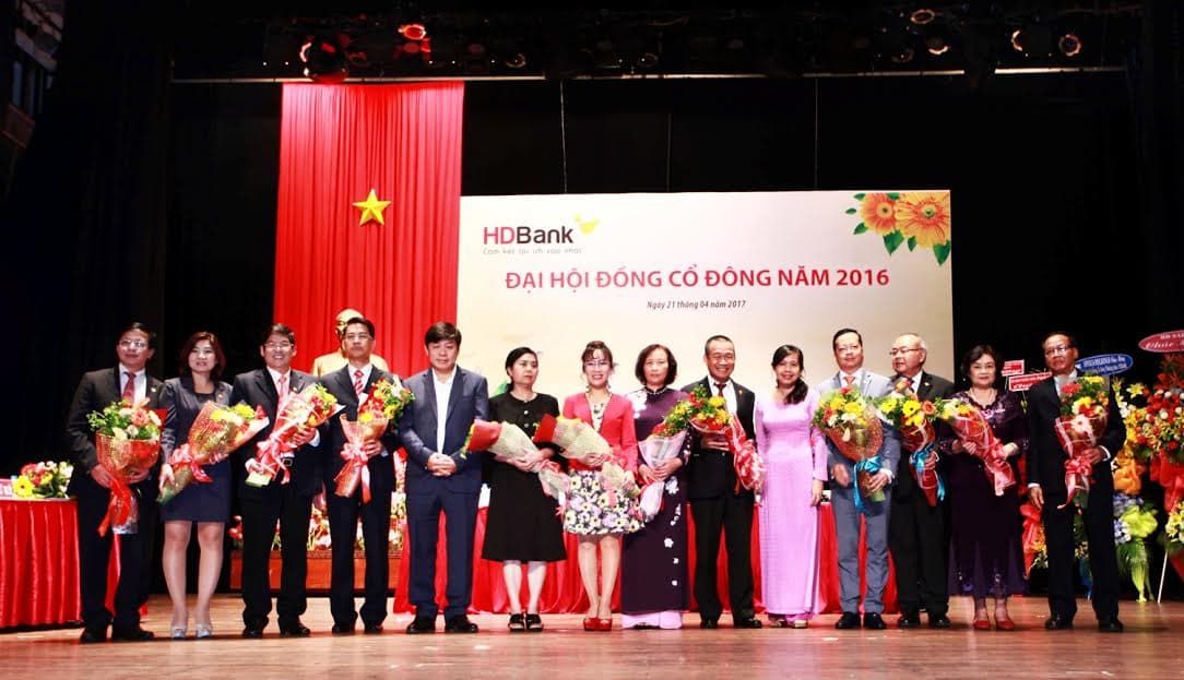 Năm 2016, HDBank đạt kết quả lợi nhuận trước thuế hợp nhất 1.148 tỷ đồng