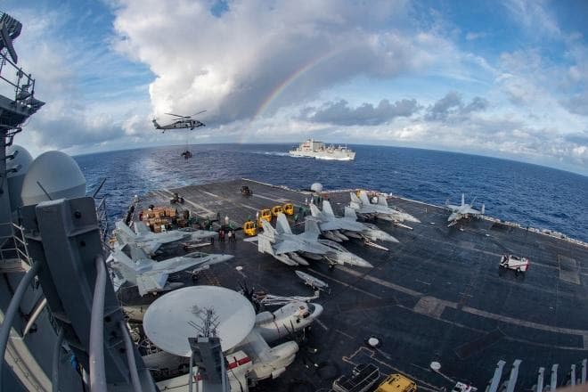 Nhóm tác chiến tàu sân bay USS Carl Vinson của Mỹ mạnh cỡ nào?