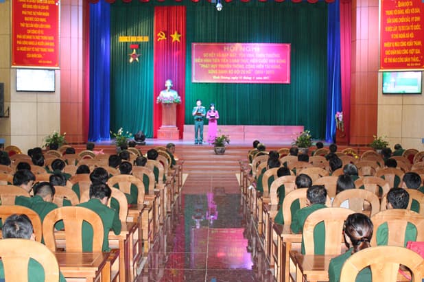 Trường Sĩ quan Công binh sơ kết 3 năm thực hiện Cuộc vận động “Phát huy truyền thống, cống hiến tài năng, xứng danh Bộ đội Cụ Hồ”