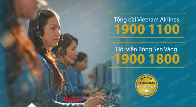 Vietnam Airlines ra mắt số điện thoại tổng đài chăm sóc khách hàng mới