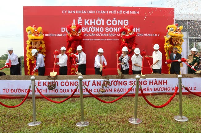 Khởi công dự án đường song hành theo tuyến cao tốc TP Hồ Chí Minh-Long Thành-Dầu Giây