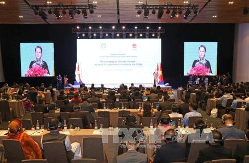 Khai mạc Hội nghị IPU khu vực châu Á - Thái Bình Dương về ứng phó với biến đổi khí hậu