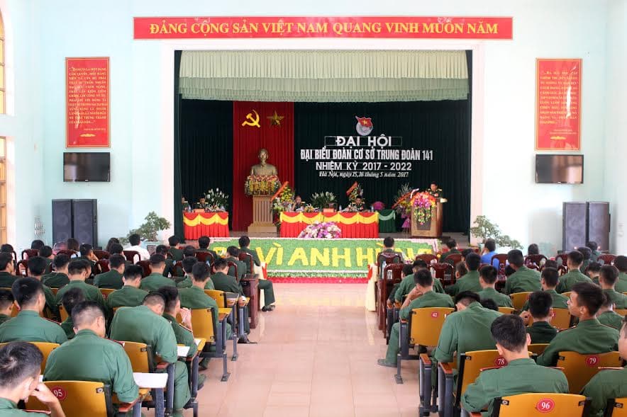 Đại hội Đại biểu Đoàn cơ sở Trung đoàn 141 nhiệm kỳ 2017-2022