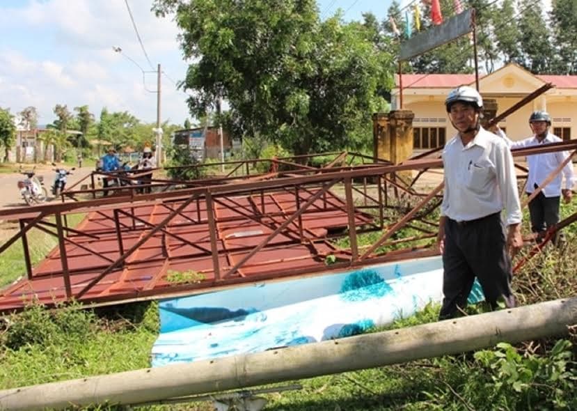 Đắc Lắk mưa lớn kèm lốc xoáy gây thiệt hại nặng nề tại huyện Krông Ana