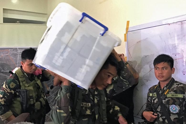 Phiến quân Maute bắt đầu rút khỏi thành phố Ma-ra-uy của Phi-líp-pin