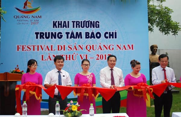 Khai trương Trung tâm báo chí phục vụ Festival Di sản Quảng Nam lần thứ 6