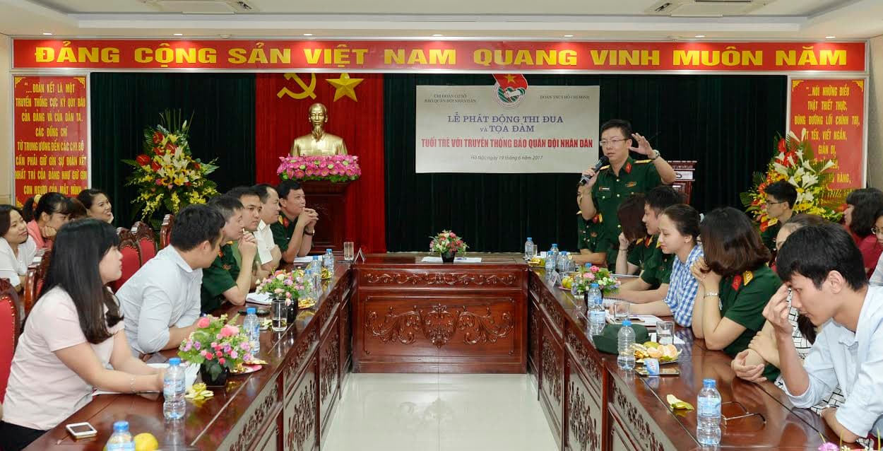 Tọa đàm "Tuổi trẻ với truyền thống Báo Quân đội nhân dân"