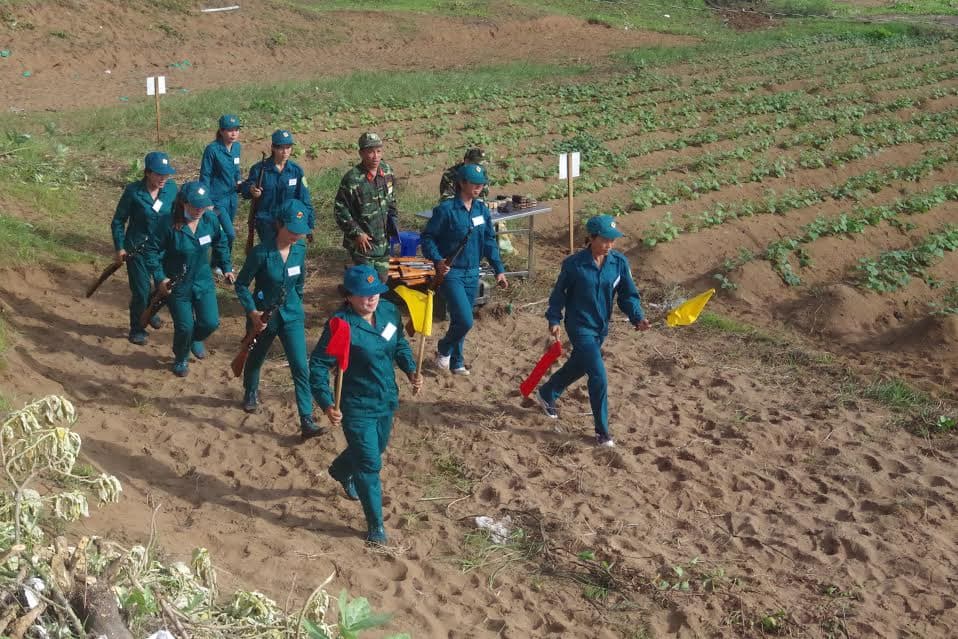 Hội thi tổ dân quân bắn mục tiêu bay thấp năm 2017