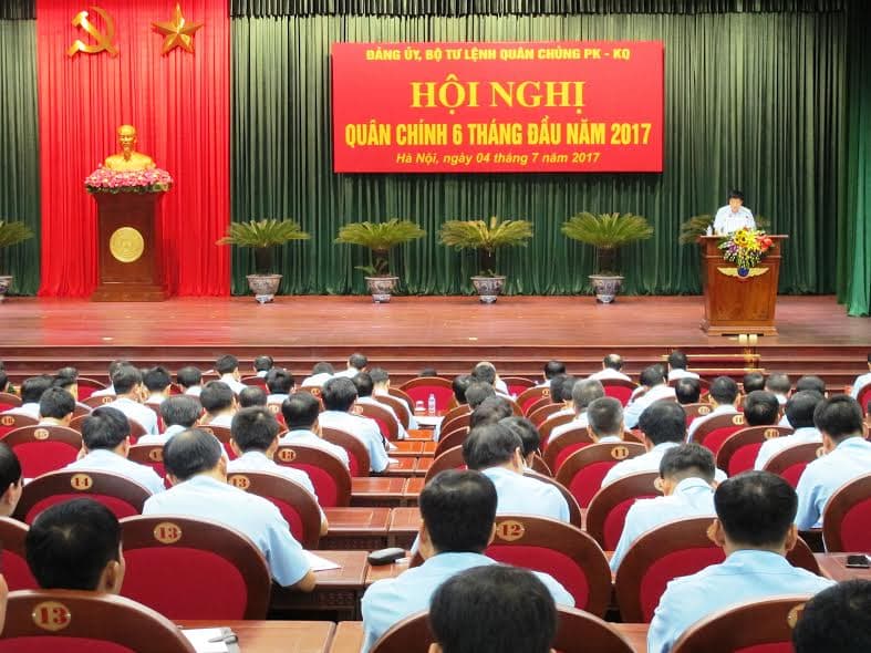 Quân chủng Phòng không-Không quân tổ chức hội nghị quân chính 6 tháng đầu năm 2017