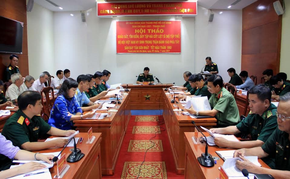 Hội thảo về thông tin mộ liệt sĩ tập thể ở sân bay Tân Sơn Nhất