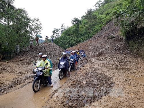 Mưa lớn ảnh hưởng đến một số tỉnh phía Bắc