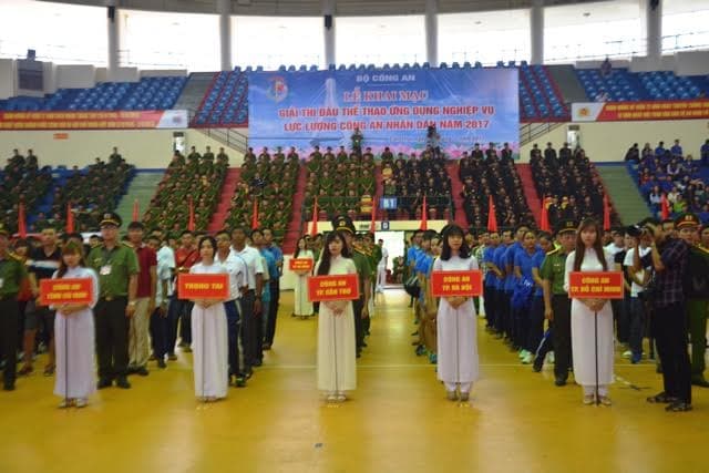 Khai mạc Hội thao ứng dụng nghiệp vụ Công an nhân dân năm 2017