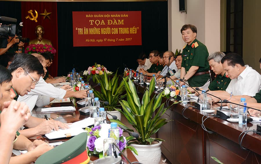 Tọa đàm “Tri ân những người con trung hiếu”