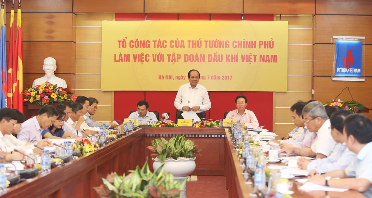 Kiểm tra tình hình thực hiện nhiệm vụ tại Tập đoàn Dầu khí Quốc gia Việt Nam