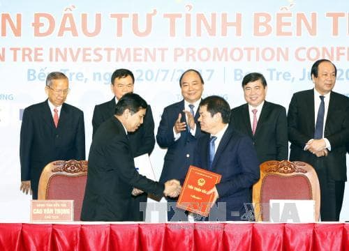 Thủ tướng Nguyễn Xuân Phúc dự Hội nghị xúc tiến đầu tư tỉnh Bến Tre