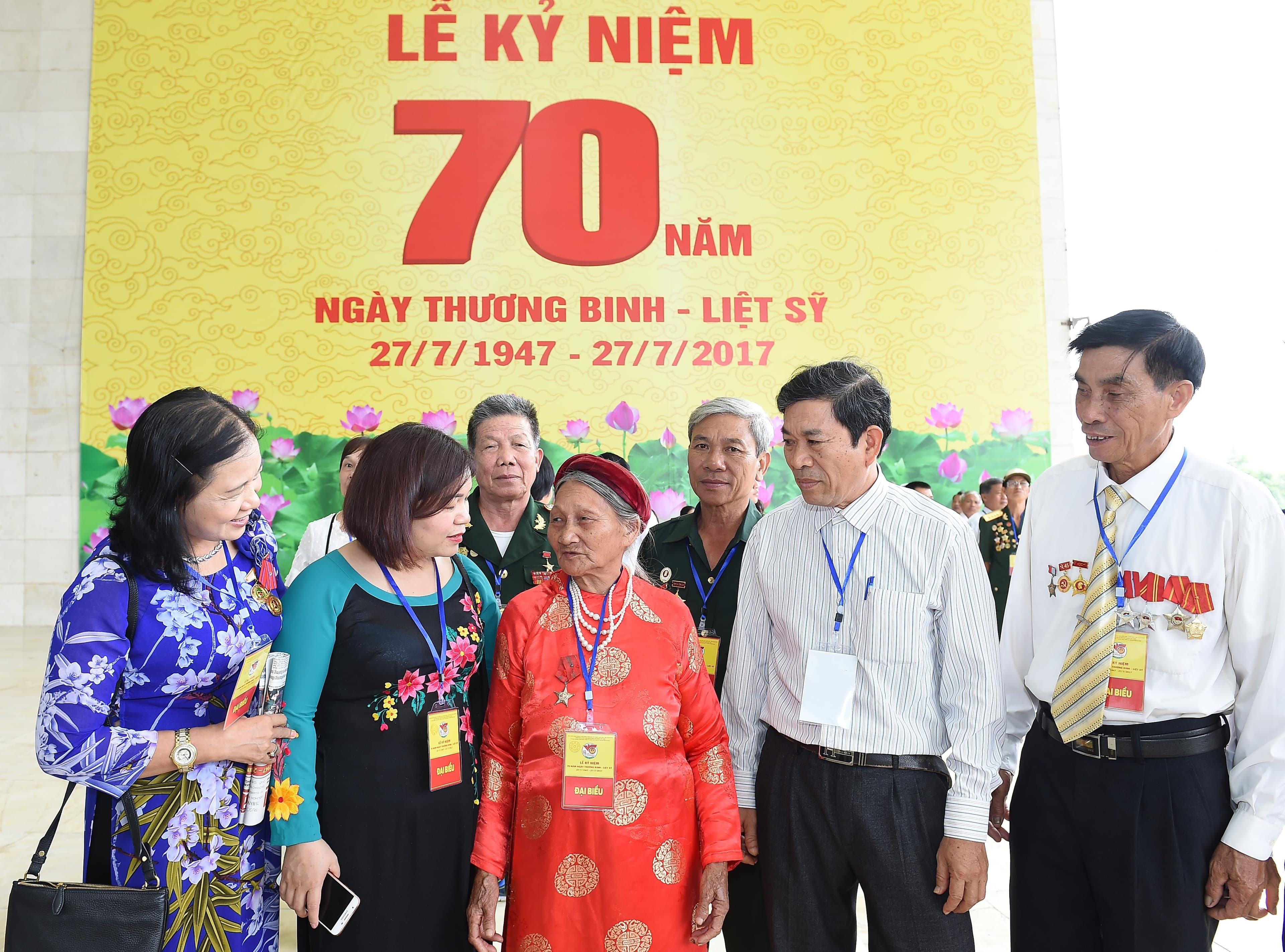 Kỷ niệm trọng thể 70 năm Ngày Thương binh-Liệt sĩ
