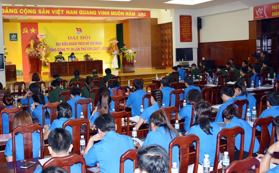Tổng công ty 28 khai mạc Đại hội Đại biểu Đoàn TNCS Hồ Chí Minh