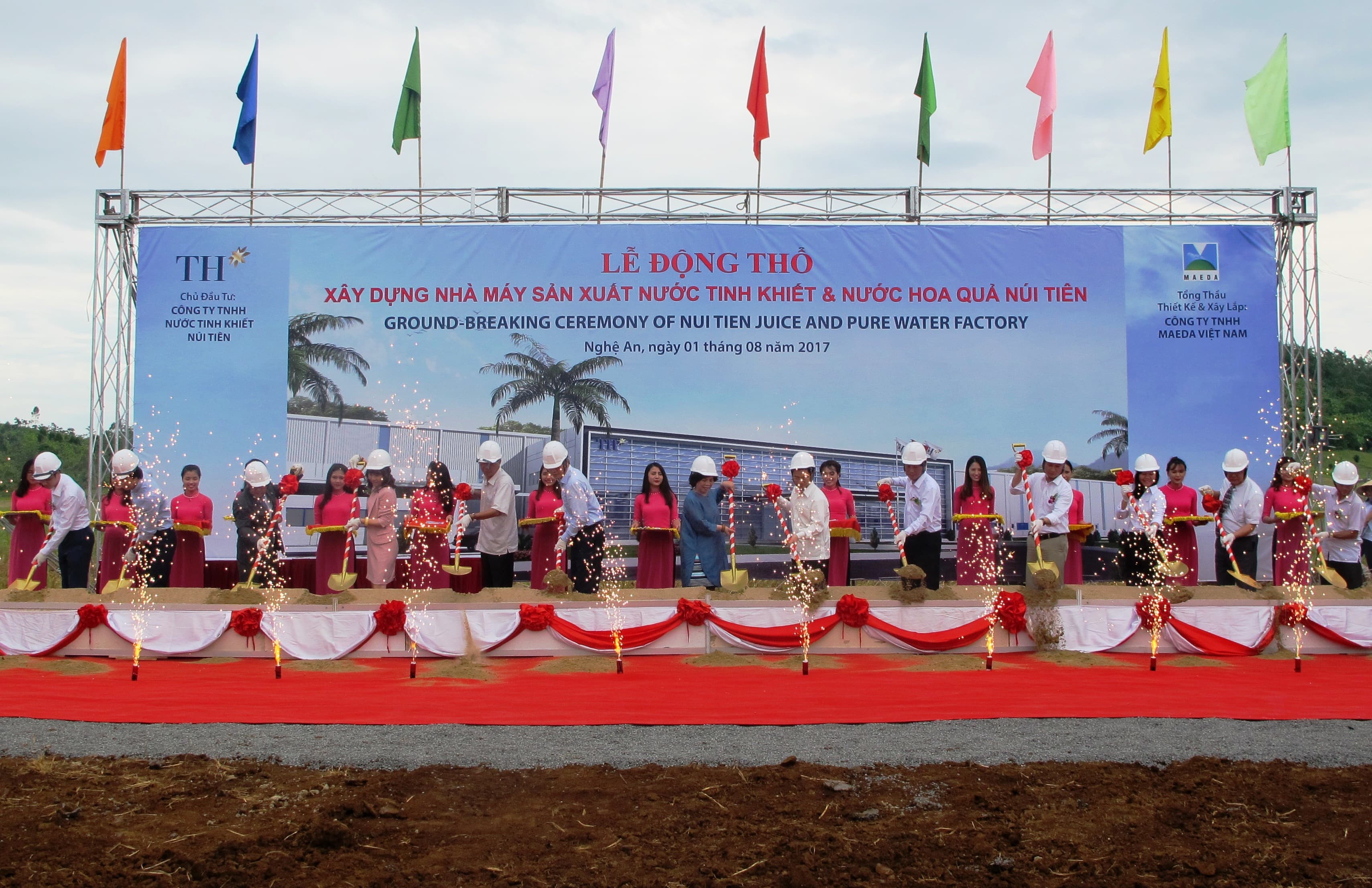 Tập đoàn TH khởi công xây dựng Nhà máy sản xuất nước tinh khiết lớn nhất khu vực miền Trung