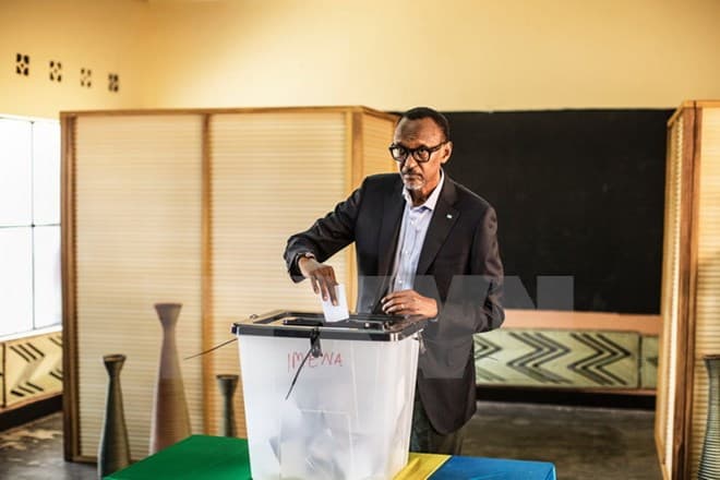Ông P.Kagame chiến thắng áp đảo trong bầu cử tổng thống Rwanda