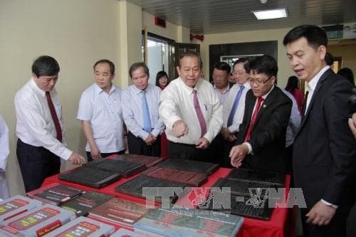 Giới thiệu giá trị Mộc bản Triều Nguyễn - di sản tư liệu thế giới đến bạn bè quốc tế