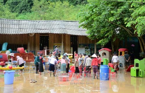 Điện Biên: Chung tay khắc phục hậu quả sau lũ ống, lũ quét ở xã biên giới Mường Lói