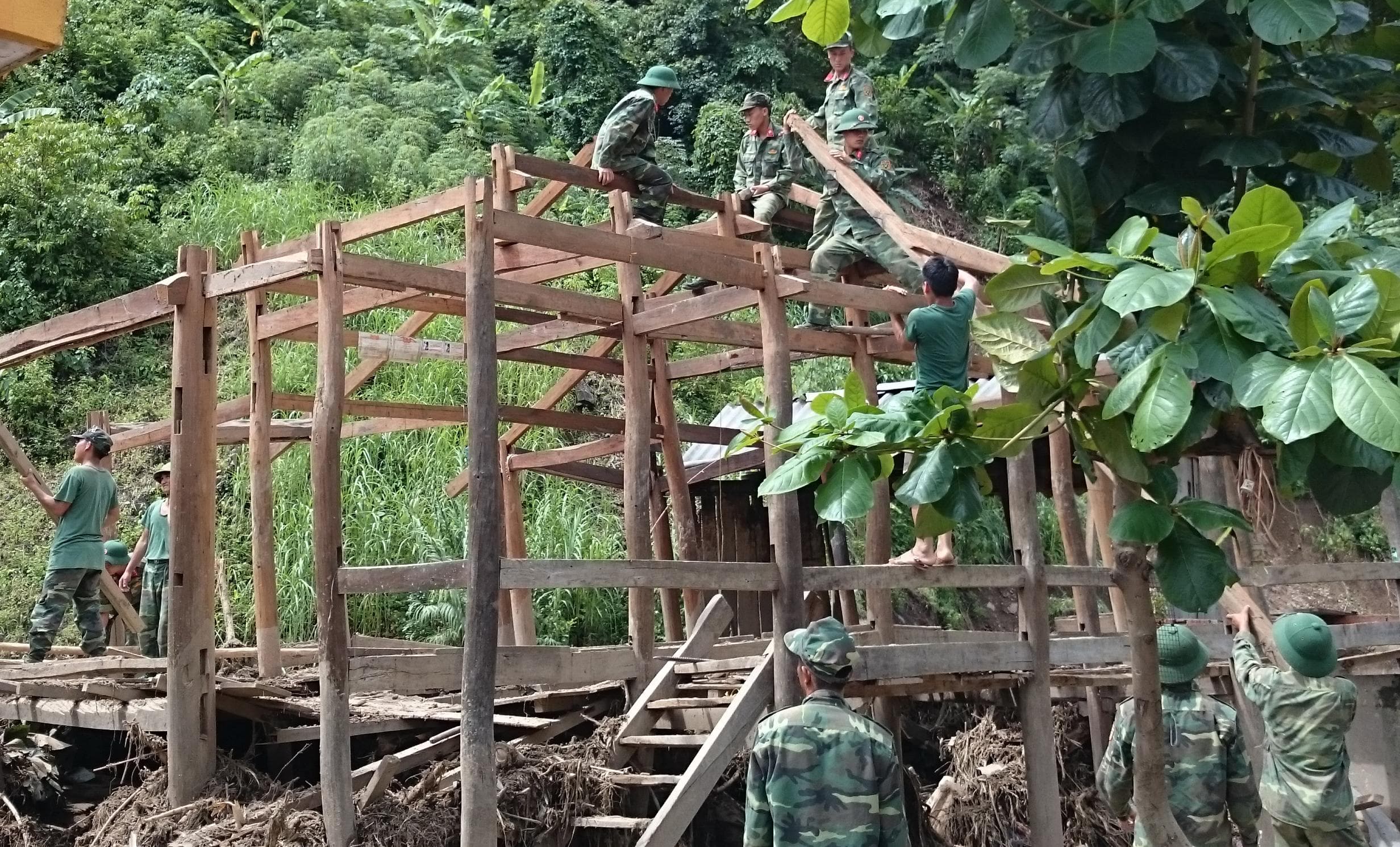 Nậm Păm ấm tình quân dân