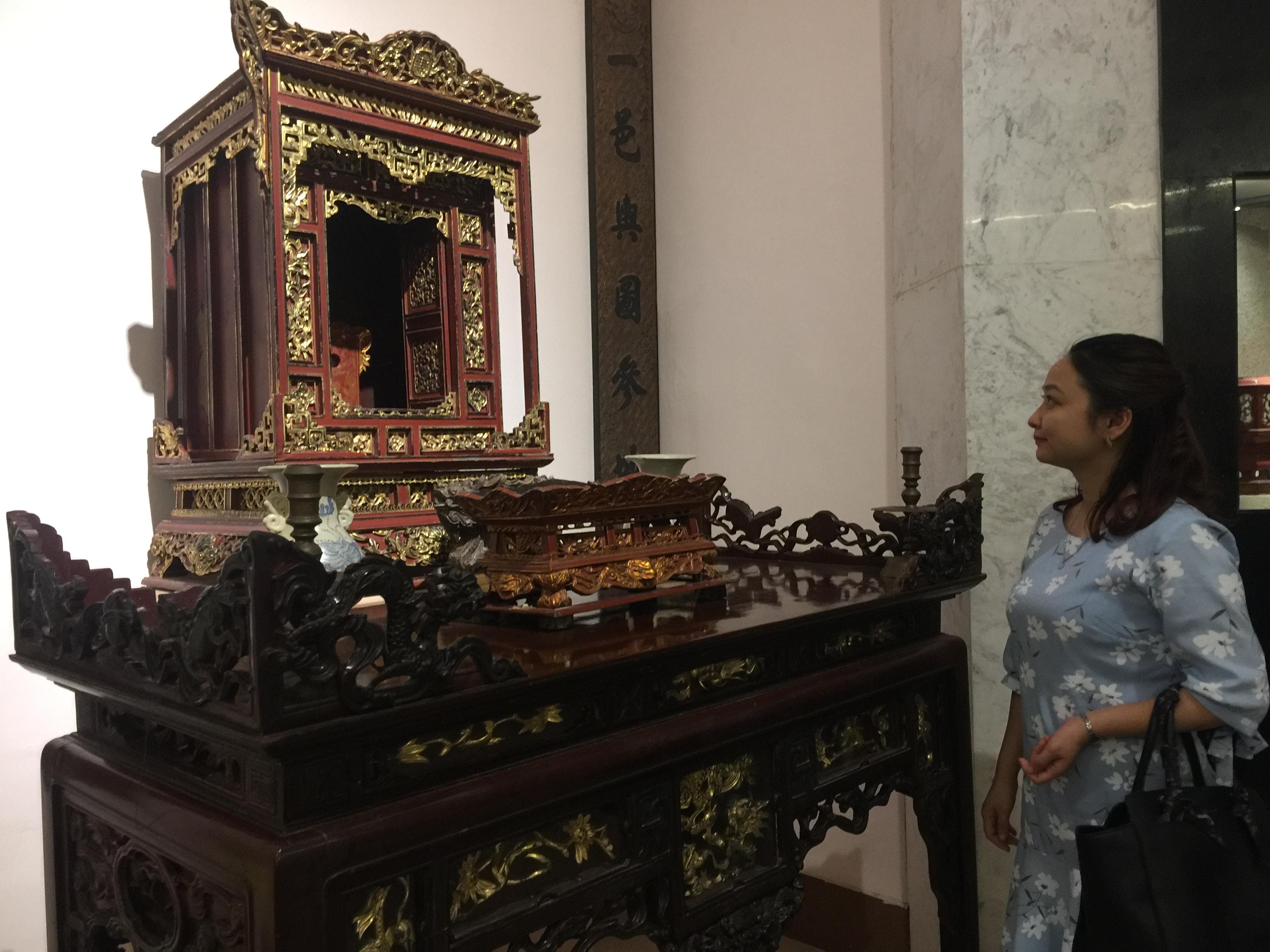 Gìn giữ tinh hoa đồ gỗ sơn son thếp vàng