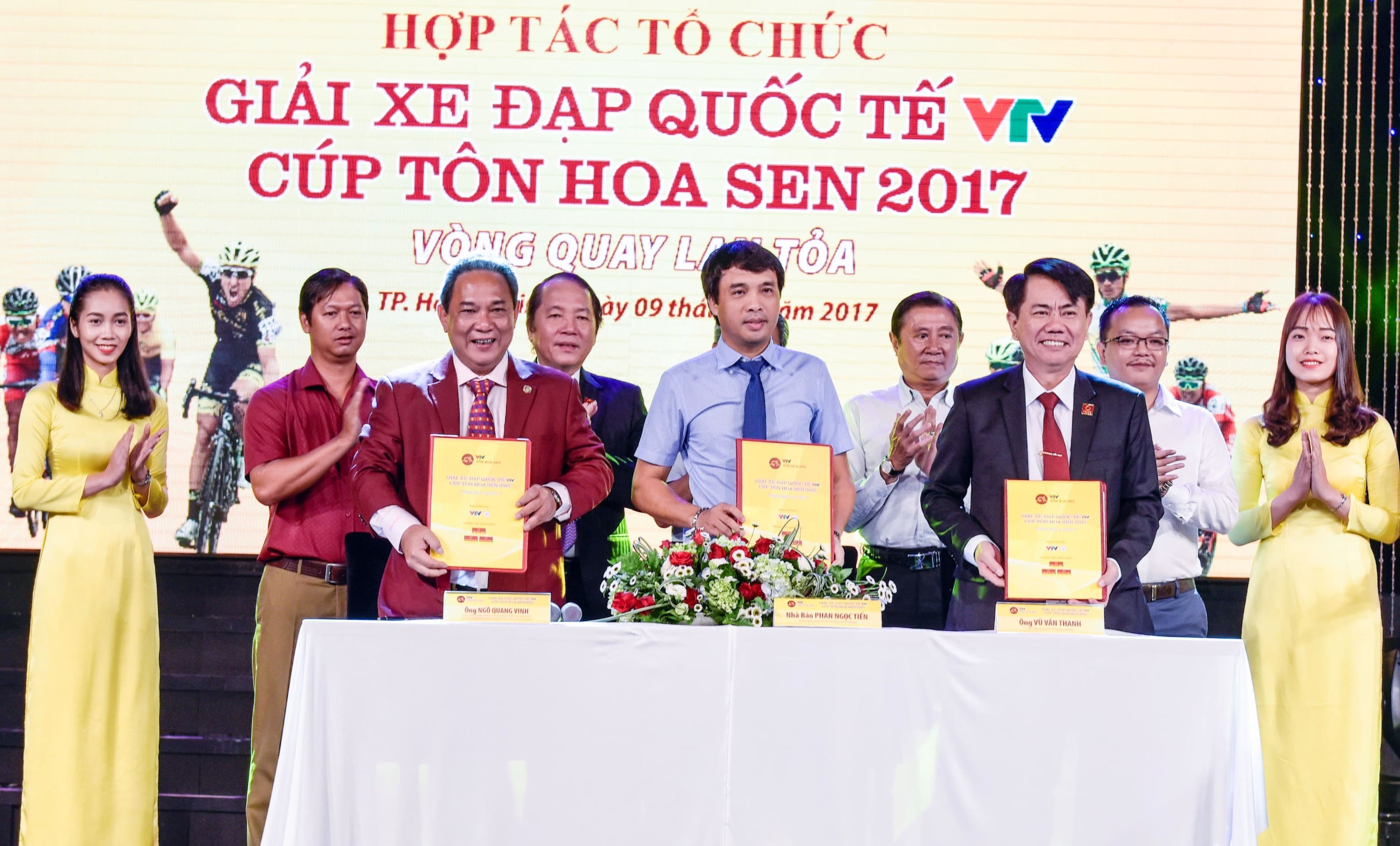 Công bố Giải xe đạp Quốc tế VTV Cúp Tôn Hoa Sen 2017