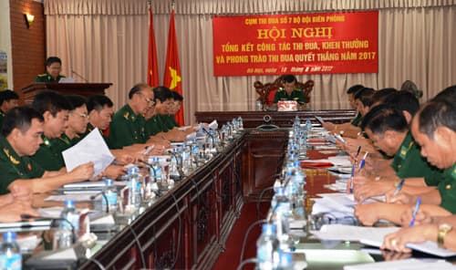 Bộ tư lệnh Bộ đội Biên phòng tổng kết Cụm thi đua số 7 năm 2017