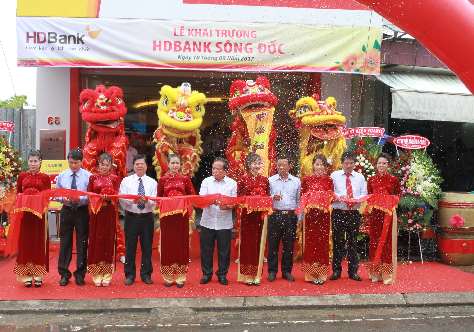 HDBank khai chương chi nhánh Sông Đốc