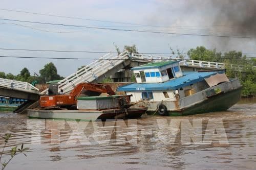 Vụ sập cầu Cái Trăng (Cà Mau): Kiên quyết xử lý chủ phương tiện chưa khắc phục hậu quả