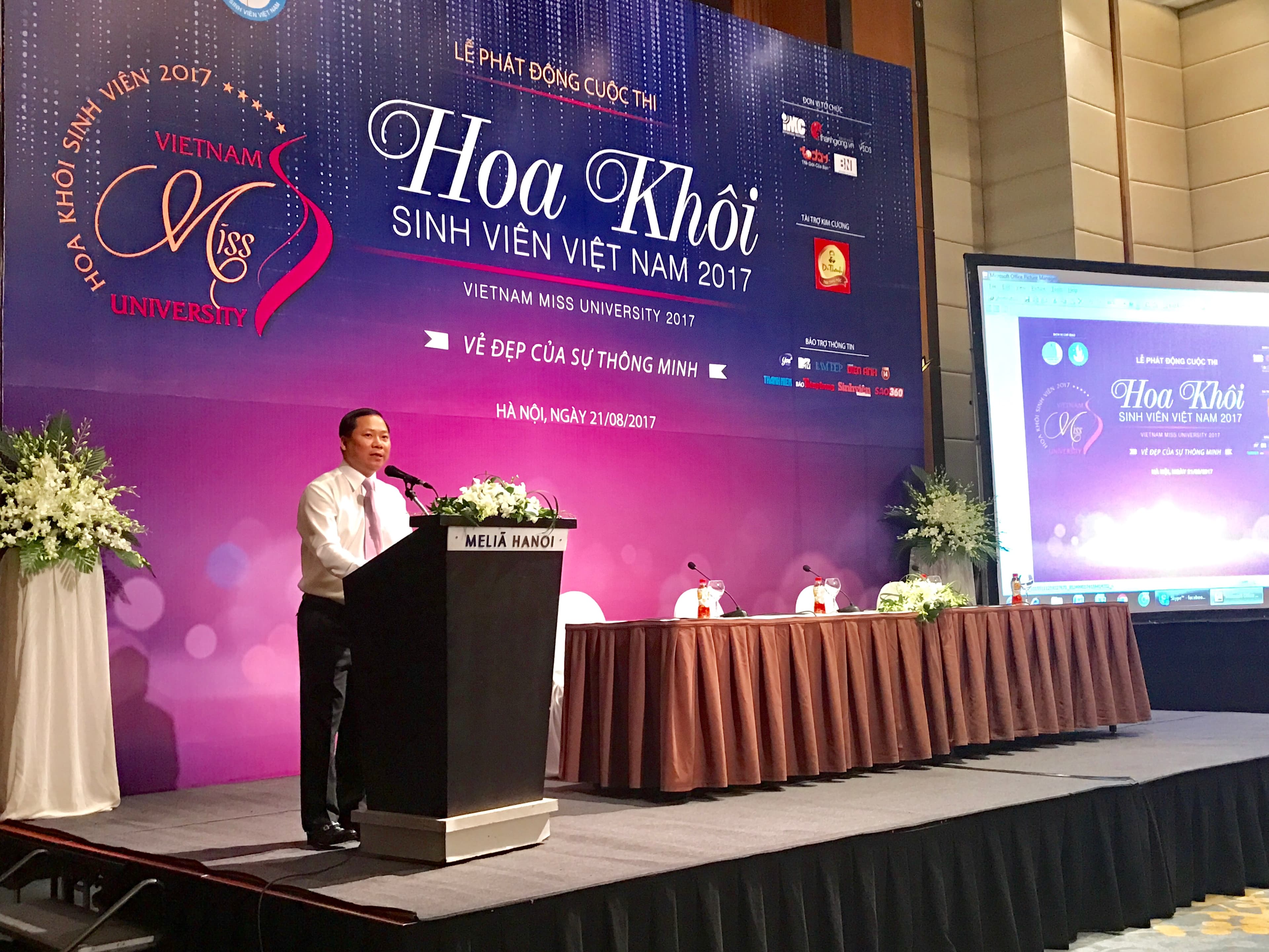 Phát động Cuộc thi "Hoa khôi sinh viên Việt Nam 2017"
