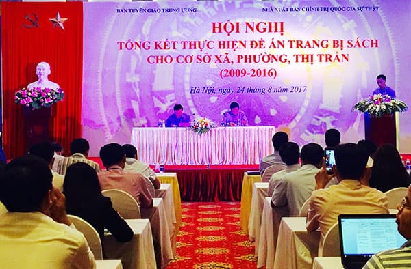 Trang bị 9,4 triệu bản sách cho cơ sở xã, phường, thị trấn