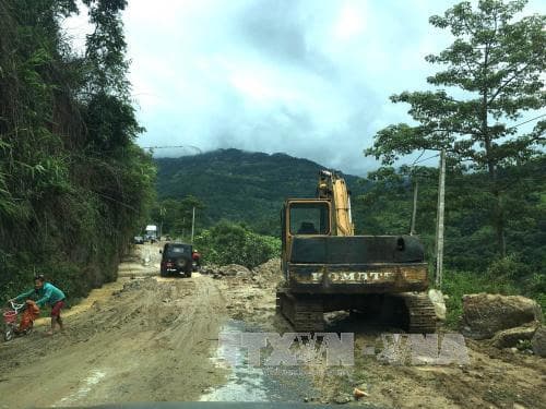 Ảnh hưởng của hoàn lưu bão số 6: Mưa lớn gây nhiều thiệt hại ở Hà Giang