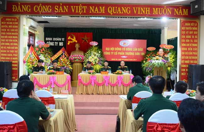 Công ty 185 tổ chức thành công Đại hội cổ đông lần đầu