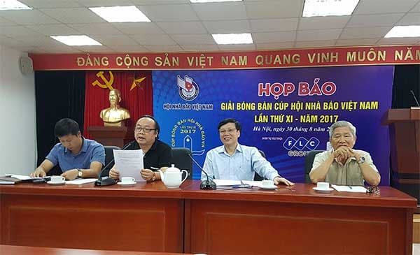 Họp báo giới thiệu Giải Bóng bàn Cúp Hội Nhà báo Việt Nam