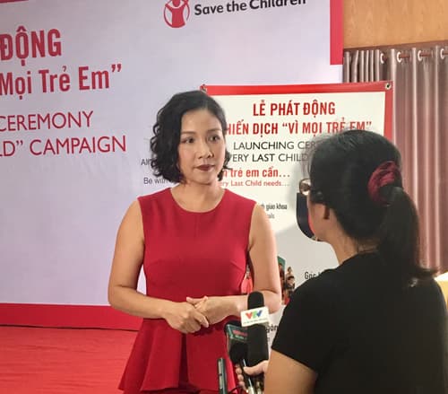 Ca sĩ Mỹ Linh đồng hành cùng chiến dịch “Vì mọi trẻ em”