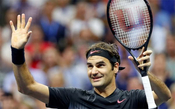 Roger Federer giành vé vào tứ kết Giải Quần vợt US Open 2017