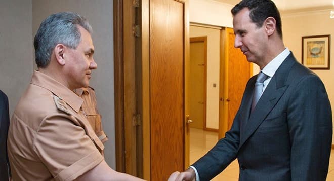 Bộ trưởng Quốc phòng Nga tới Syria hội đàm với Tổng thống Assad