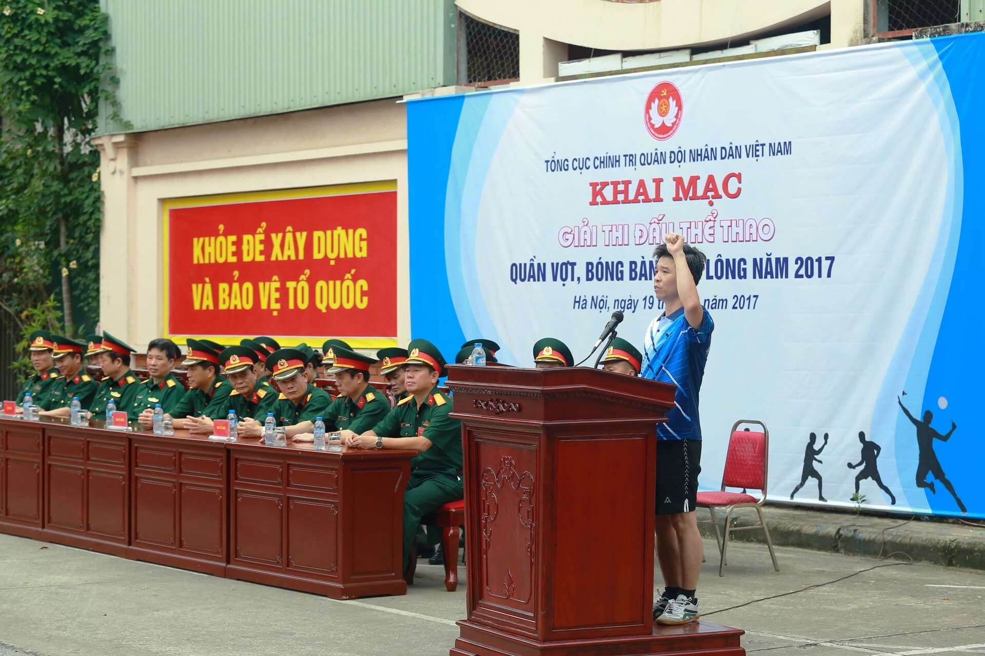 Khai mạc Giải thể thao Cơ quan Tổng cục Chính trị năm 2017