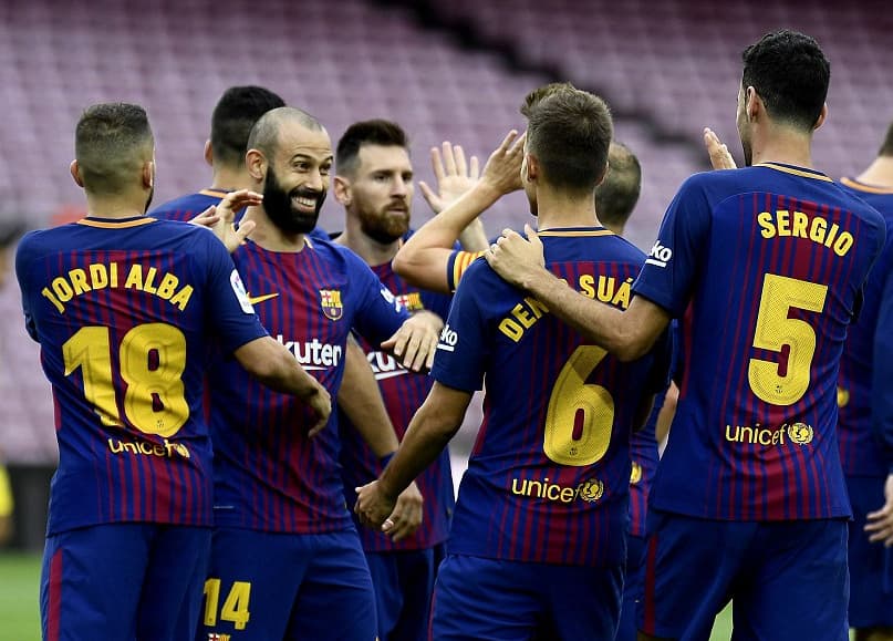 Vòng 7 La Liga: Barca thắng đậm Las Palmas trên sân trống khán giả