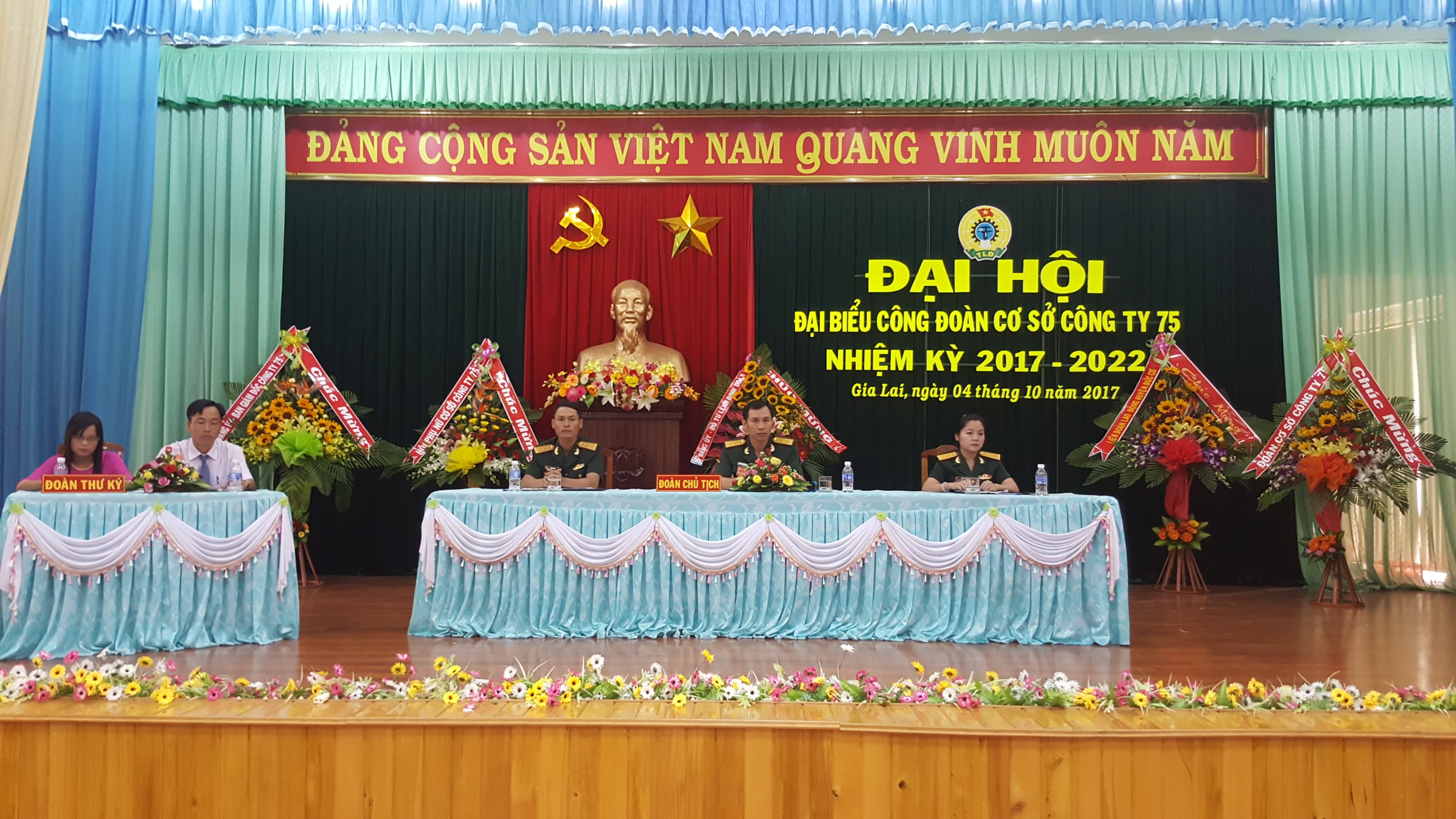 Công ty 75 tổ chức Đại hội Công đoàn cơ sở nhiệm kỳ 2017-2022