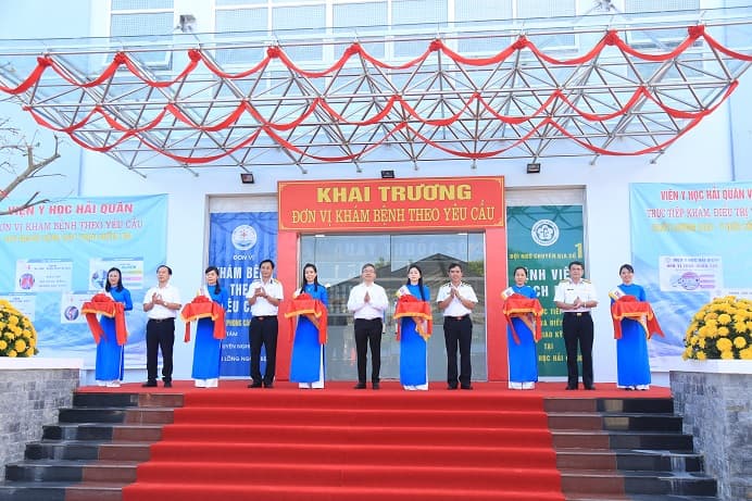 Viện Y học Hải Quân khai trương Khoa Khám bệnh theo yêu cầu