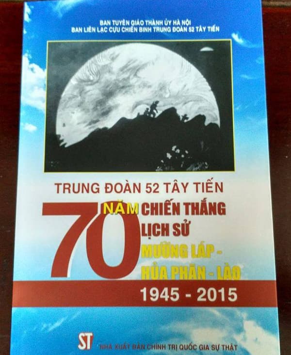 Ra mắt cuốn sách mới về Trung Đoàn 52 Tây Tiến