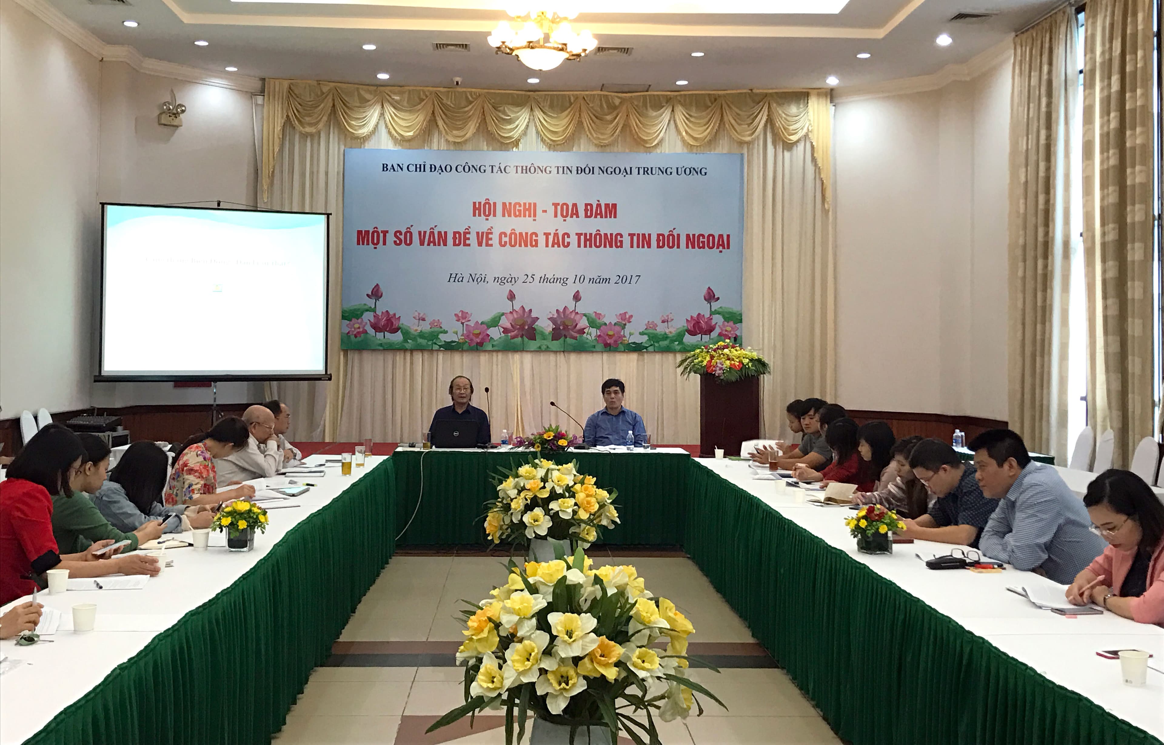 Hội nghị - Toạ đàm về công tác thông tin đối ngoại