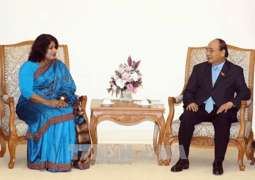 Thủ tướng Nguyễn Xuân Phúc tiếp Đại sứ Bangladesh